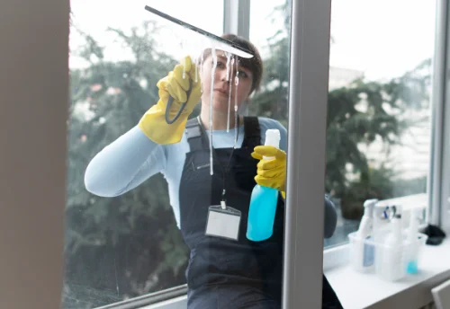 Nettoyage de vitres intérieures et extérieures à Tavaux